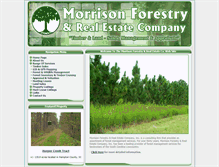 Tablet Screenshot of morrisonforestry.com